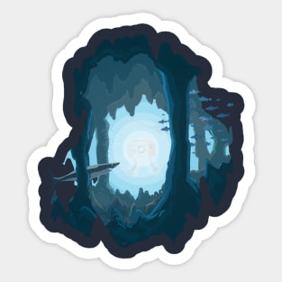 Cavern Spotlight Sticker